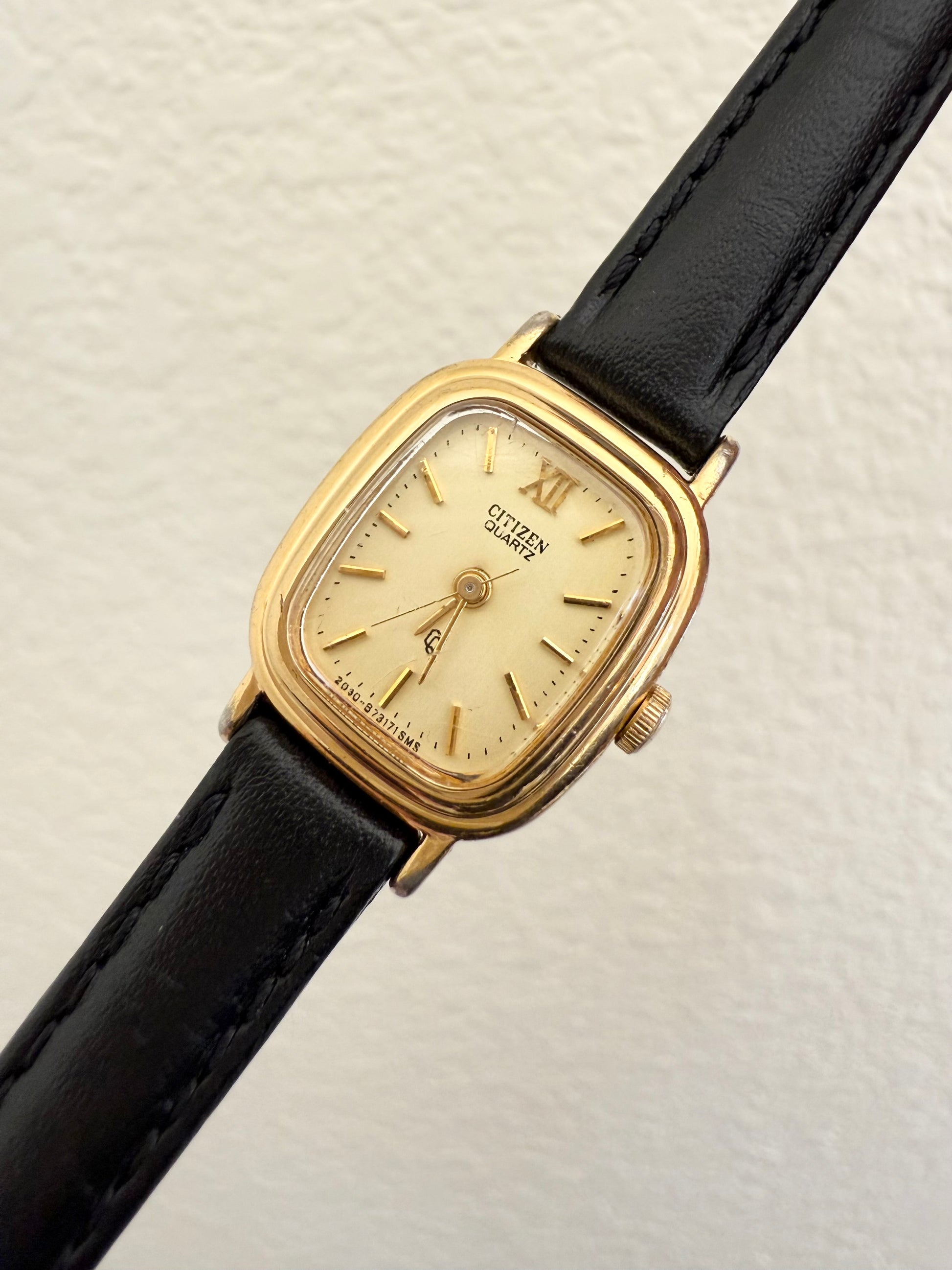 1980s Citizen Quartz “CQ” Gold Plated “YP” Watch