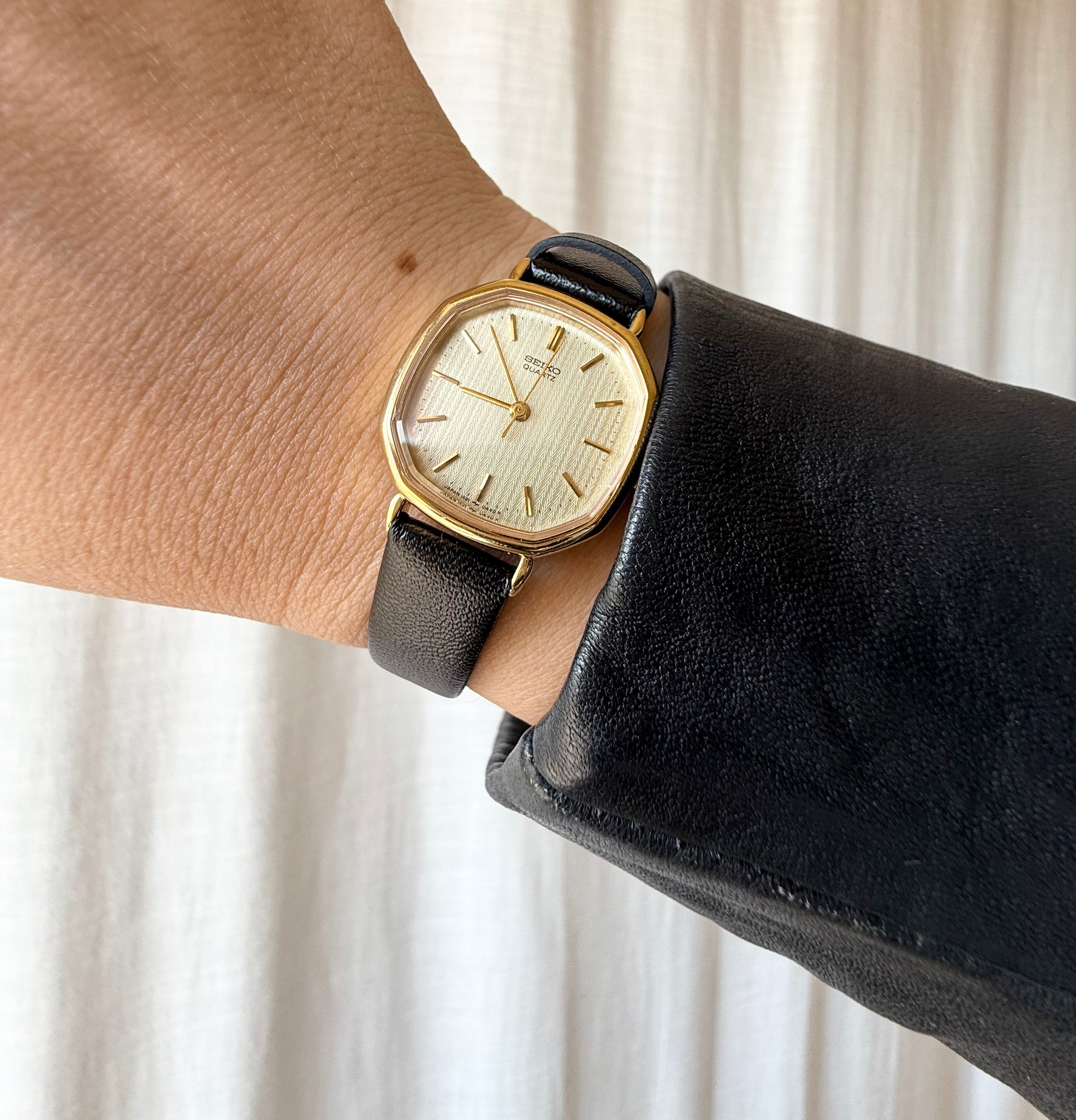 1981 Seiko Quartz Gold Plated Octagon Watch