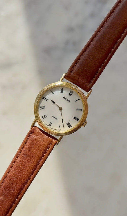 1991 Pulsar Quartz by SEIKO Roman Watch