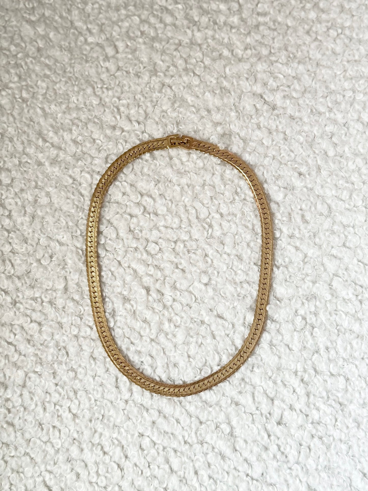 Vintage Monet Gold Tone Necklace