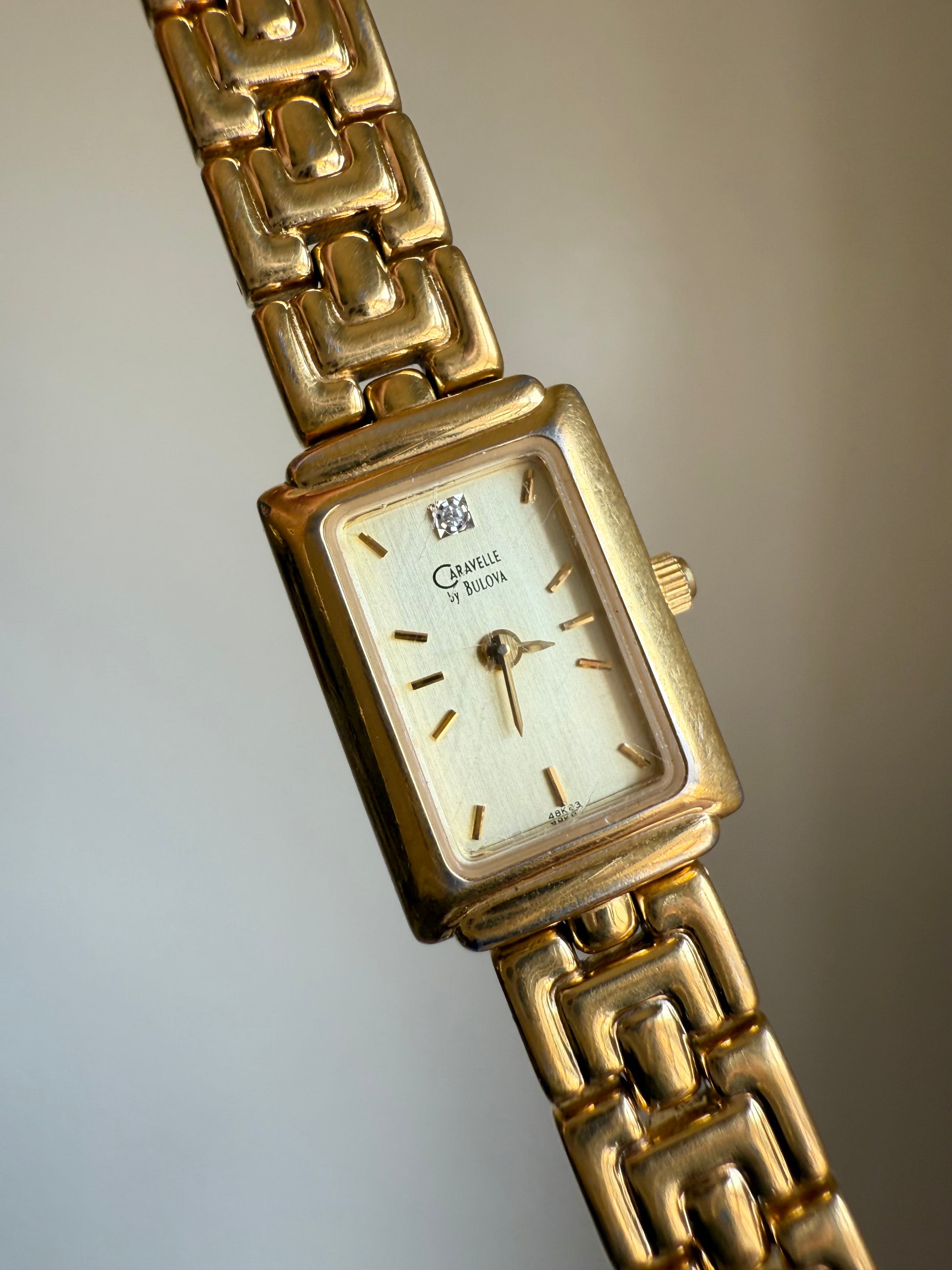 1997 Caravelle by Bulova Gold Tone Watch