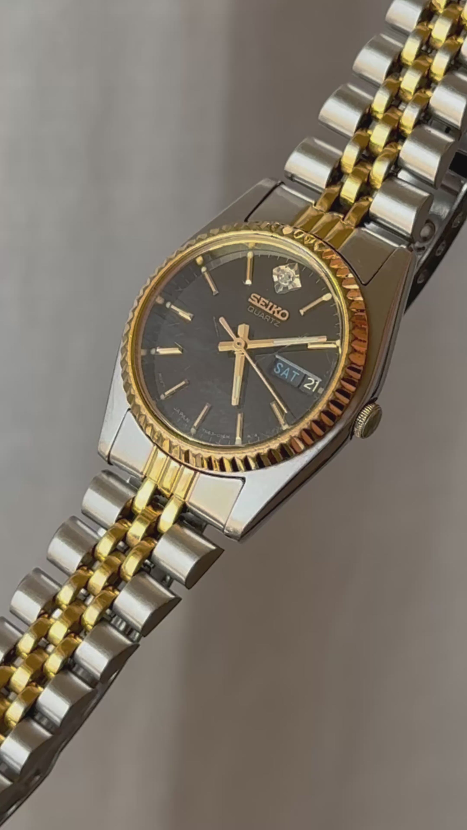 1994 Seiko Quartz “President” Two Tone Watch
