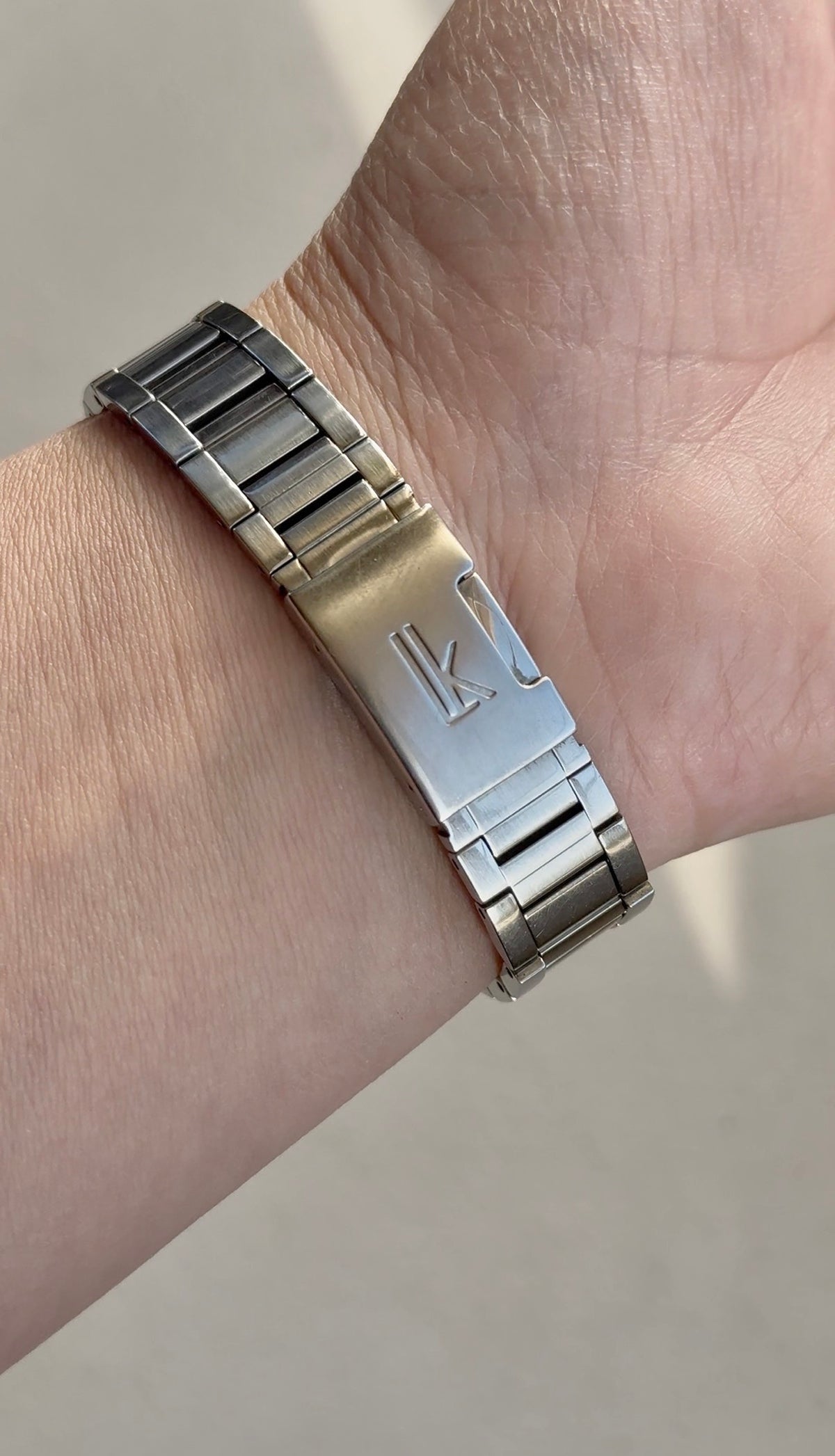 1993 Seiko Quartz Lukia Silver Tone Tank Watch