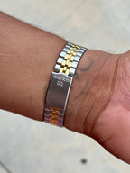 1990 Seiko Quartz Two Tone Day Date Watch