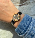 Vintage Pulsar Two Tone Roman Dial Gold Tone Quartz Watch