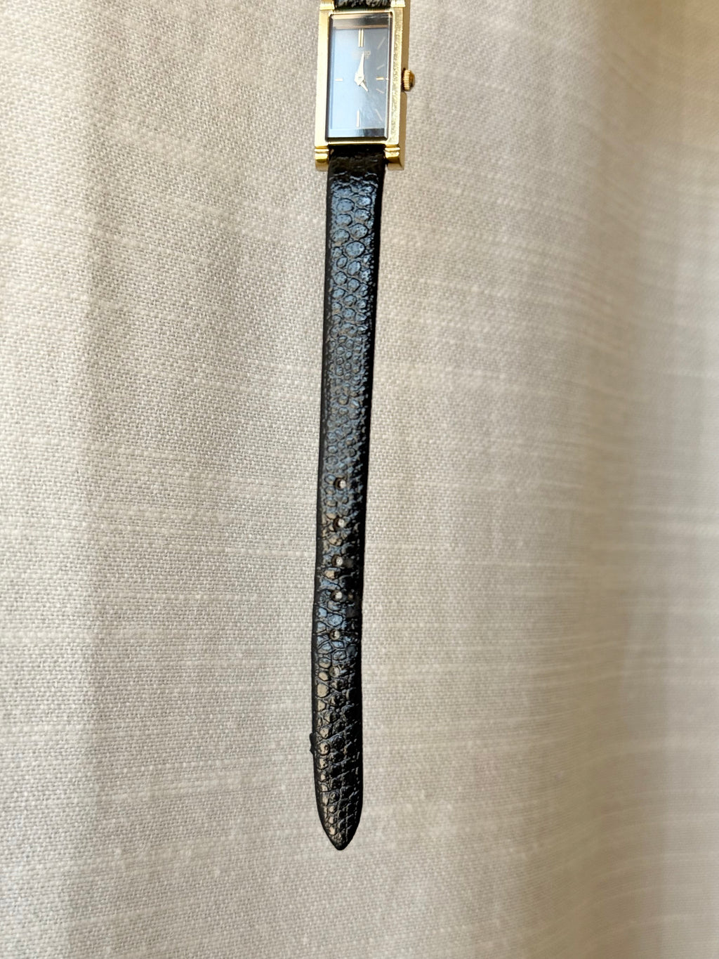 1996 Seiko Quartz Petite Gold Tone Tank Watch