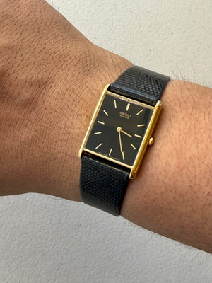 1991 Seiko Quartz Gold Tone Tank Watch