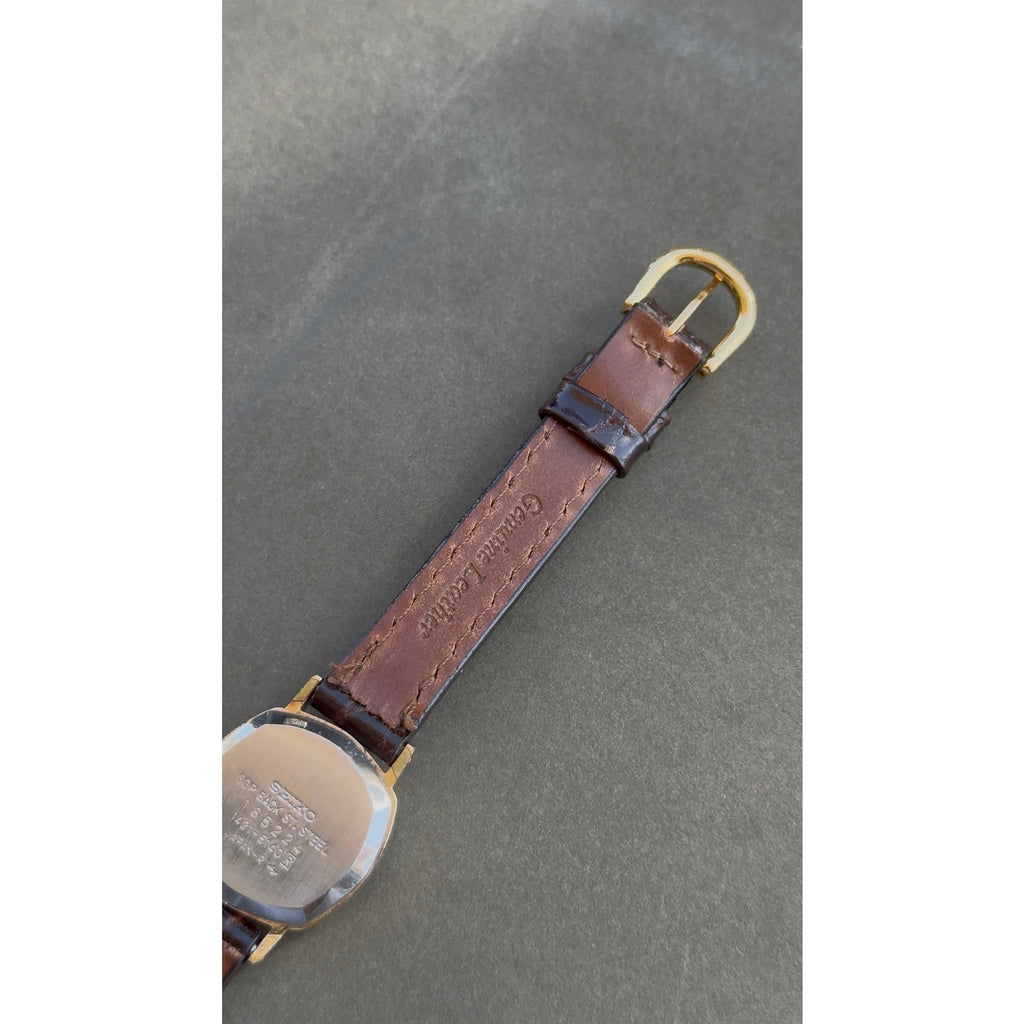 1981 Seiko Quartz Gold Plated Octagon Watch
