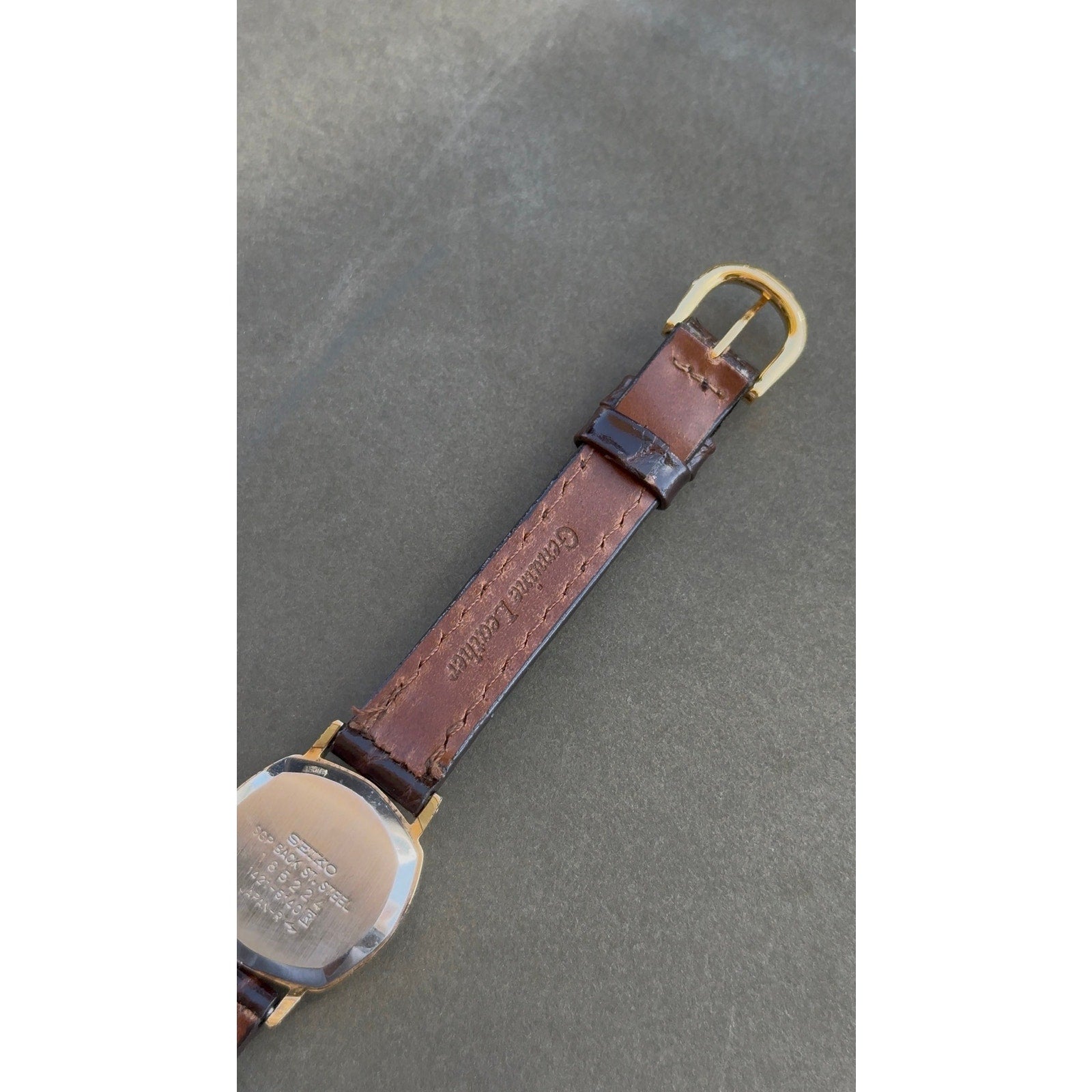 1981 Seiko Quartz Gold Plated Octagon Watch
