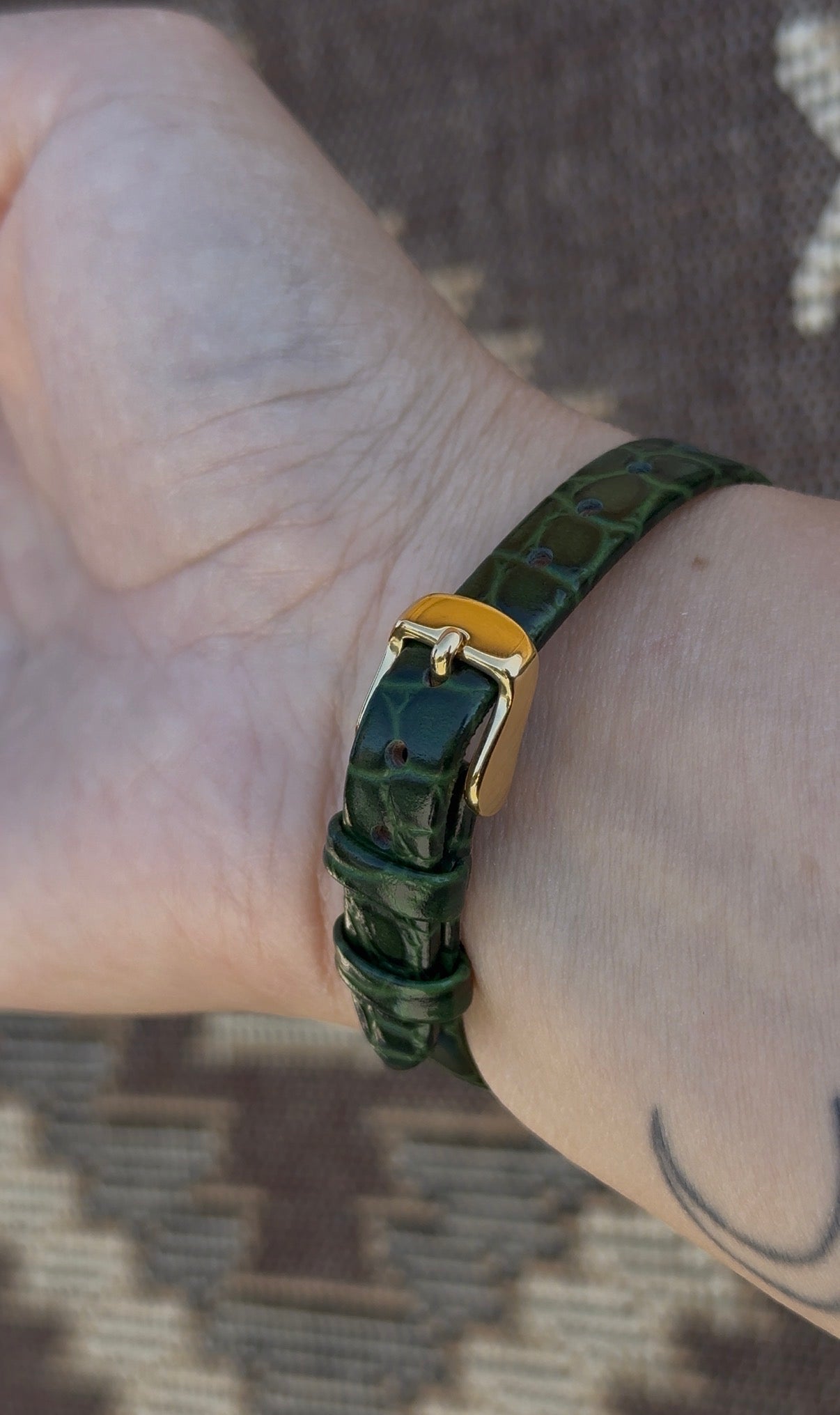 1982 Seiko Quartz Gold Plated Tank Watch