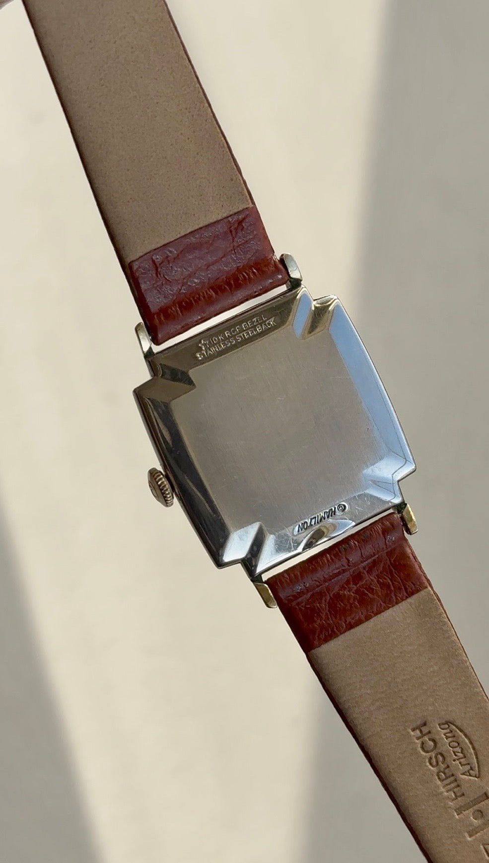 1962 Hamilton "Gary" Mechanical Gold Plated TV Dial Watch