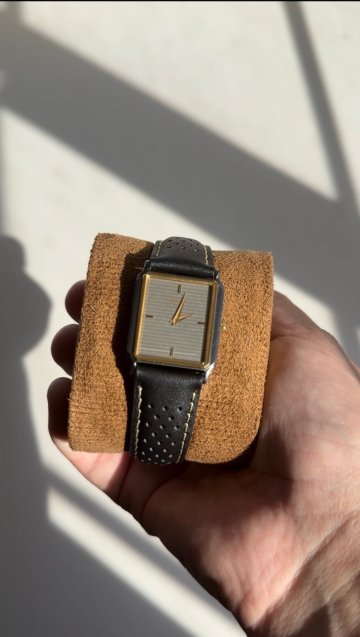 1997 Seiko Quartz Two Tone Tank Watch