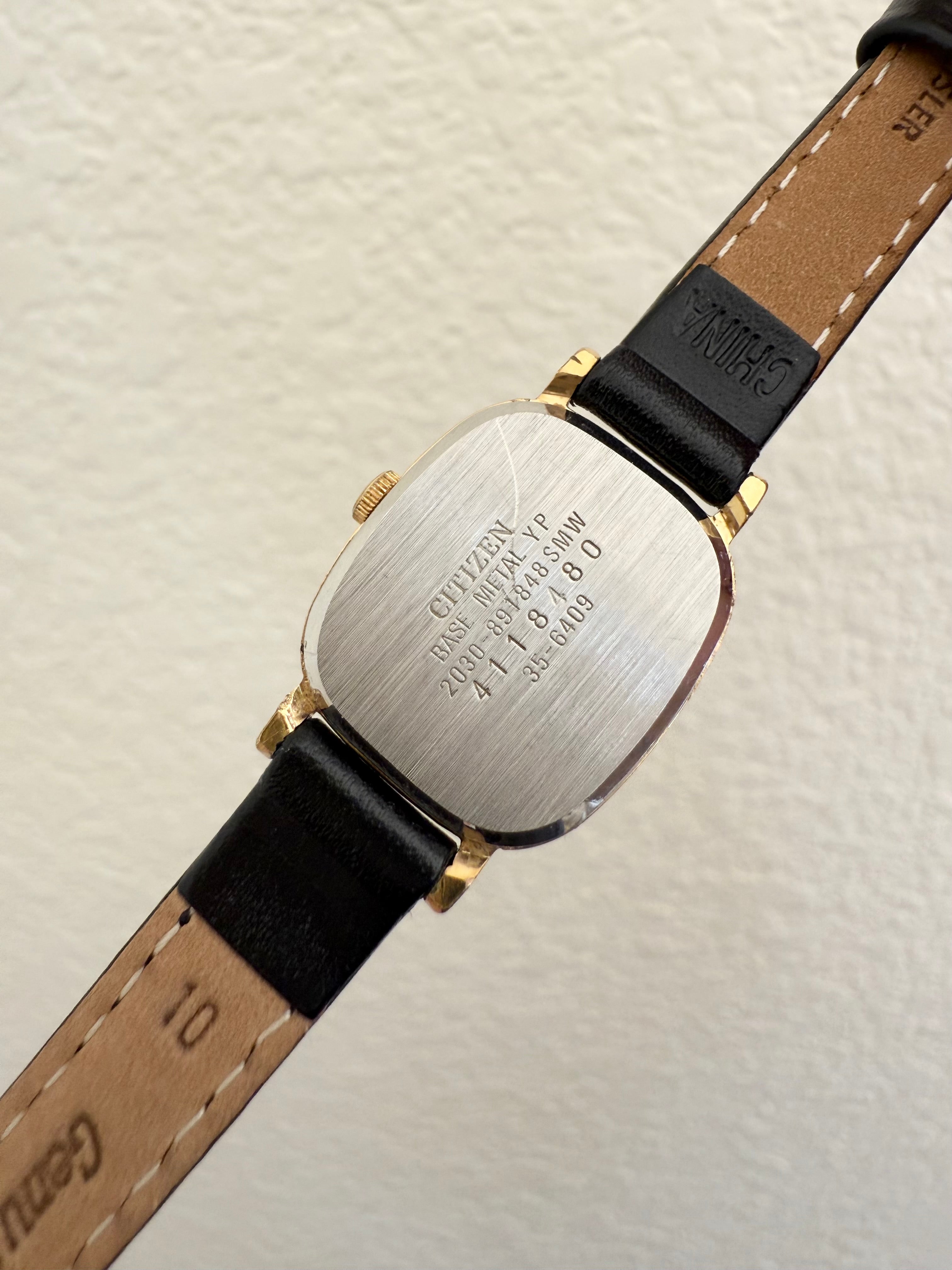 1980s Citizen Quartz “CQ” Gold Plated “YP” Watch