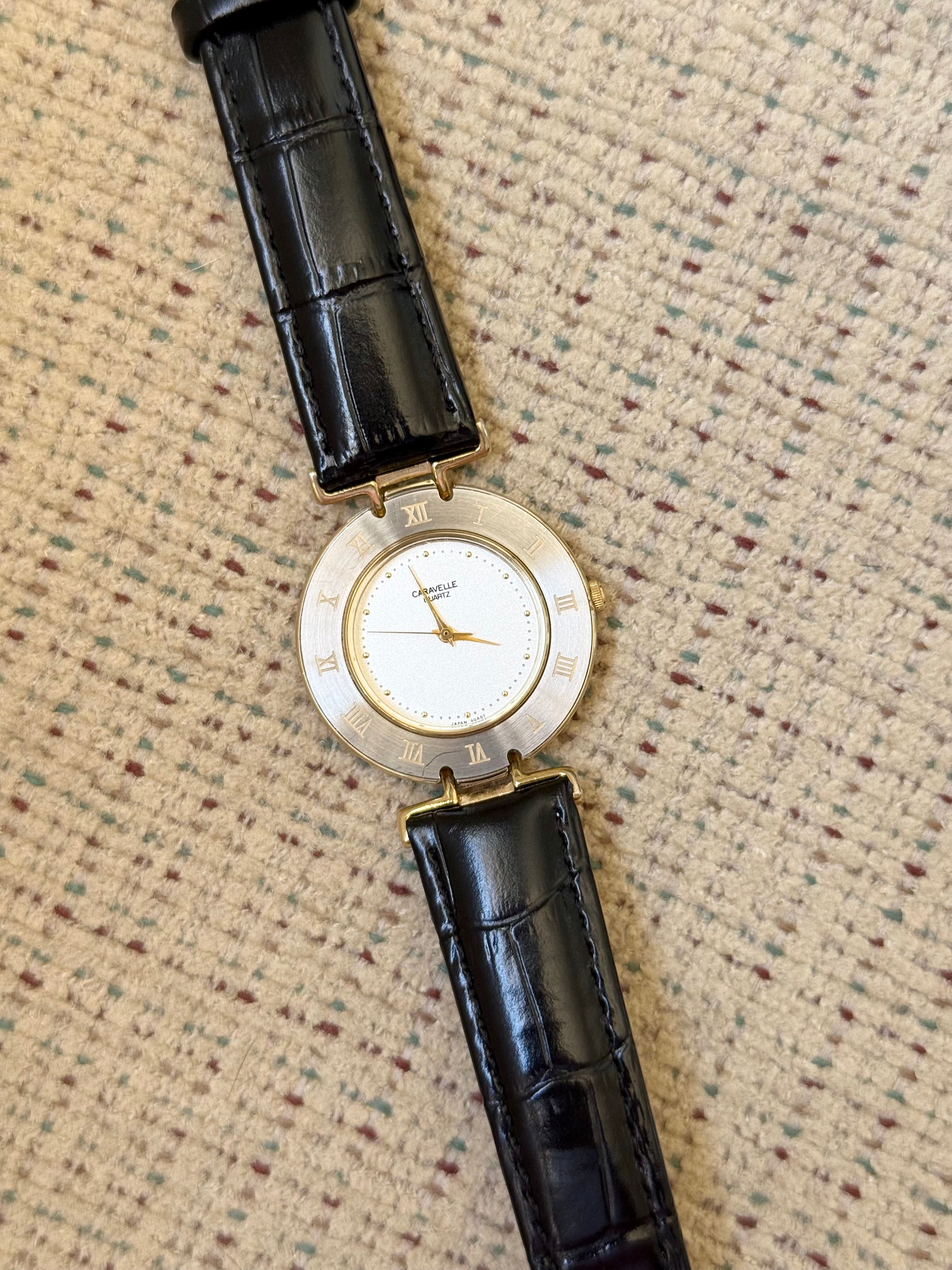 1990 Caravelle By Bulova Roman Watch