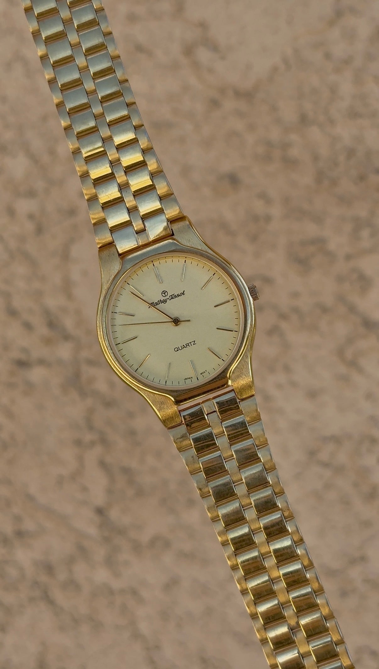 1990’s Mathey-Tissot Gold Tone Quartz Watch