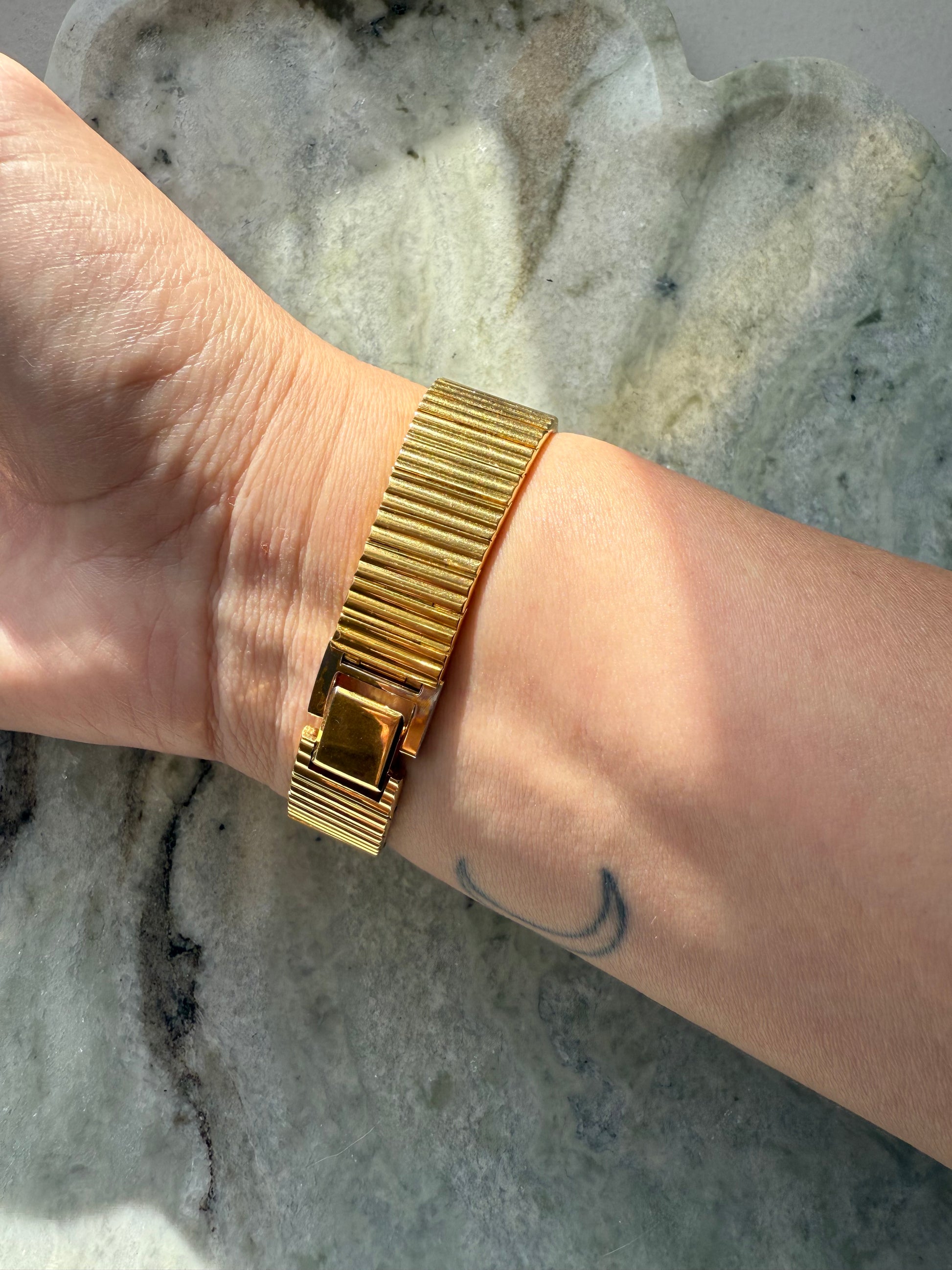1970s Sigma Swiss Mechanical Tank Watch