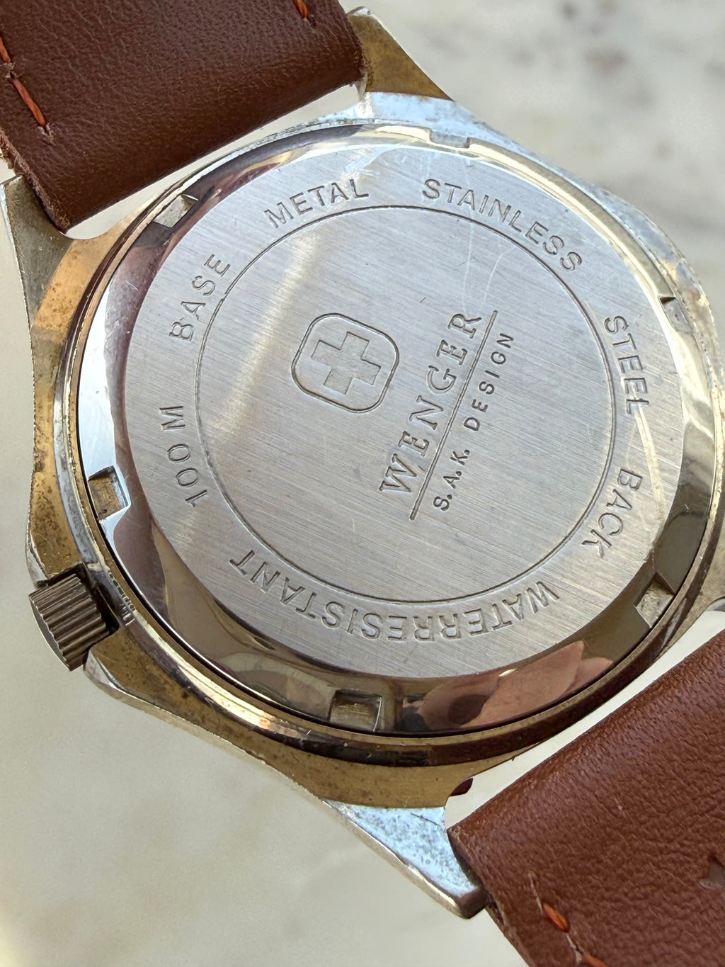 1990’s Wenger Quartz Date Just S.A.K. Swiss Made Watch