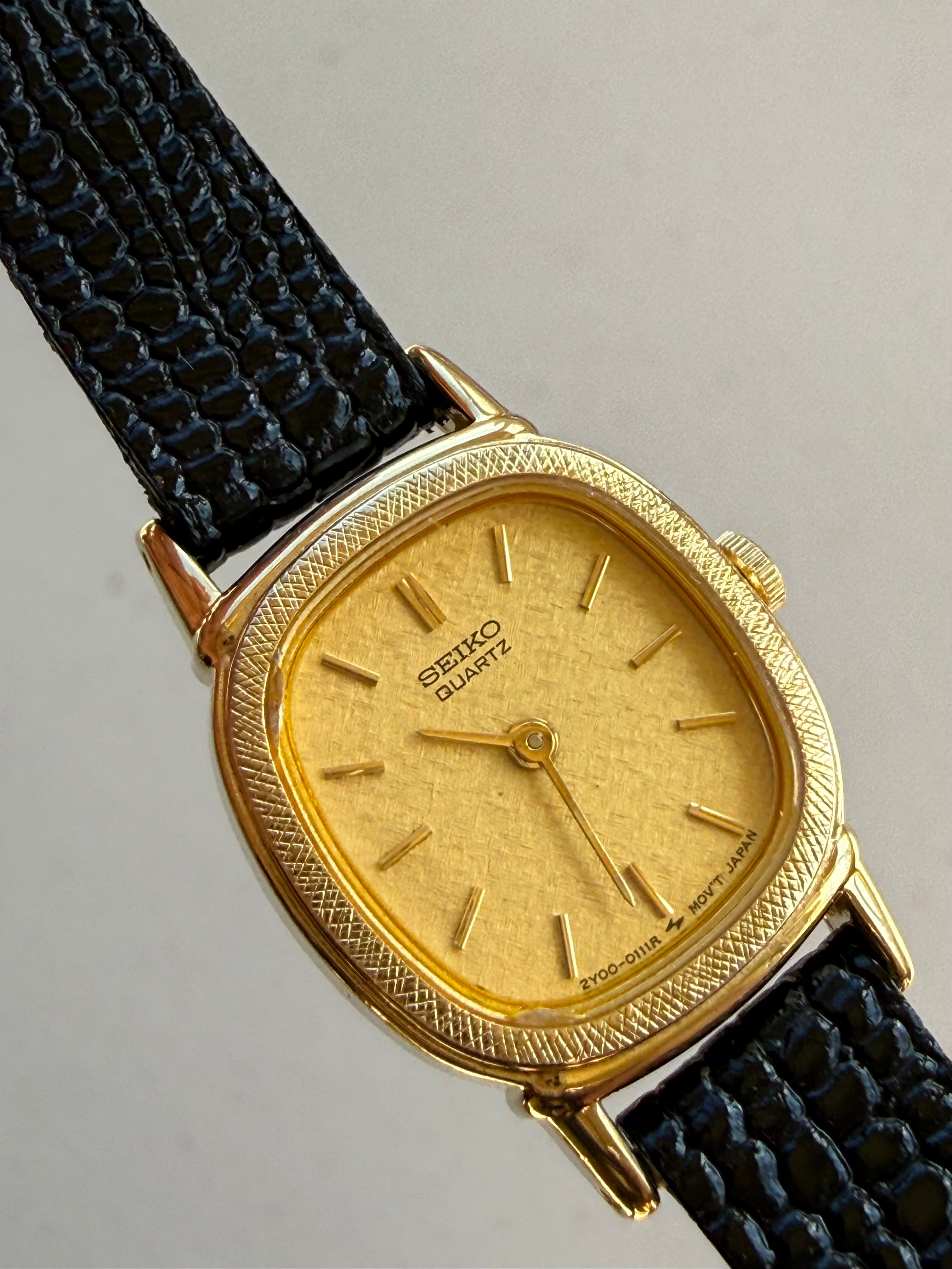 1987 Seiko Quartz Tonneau Watch