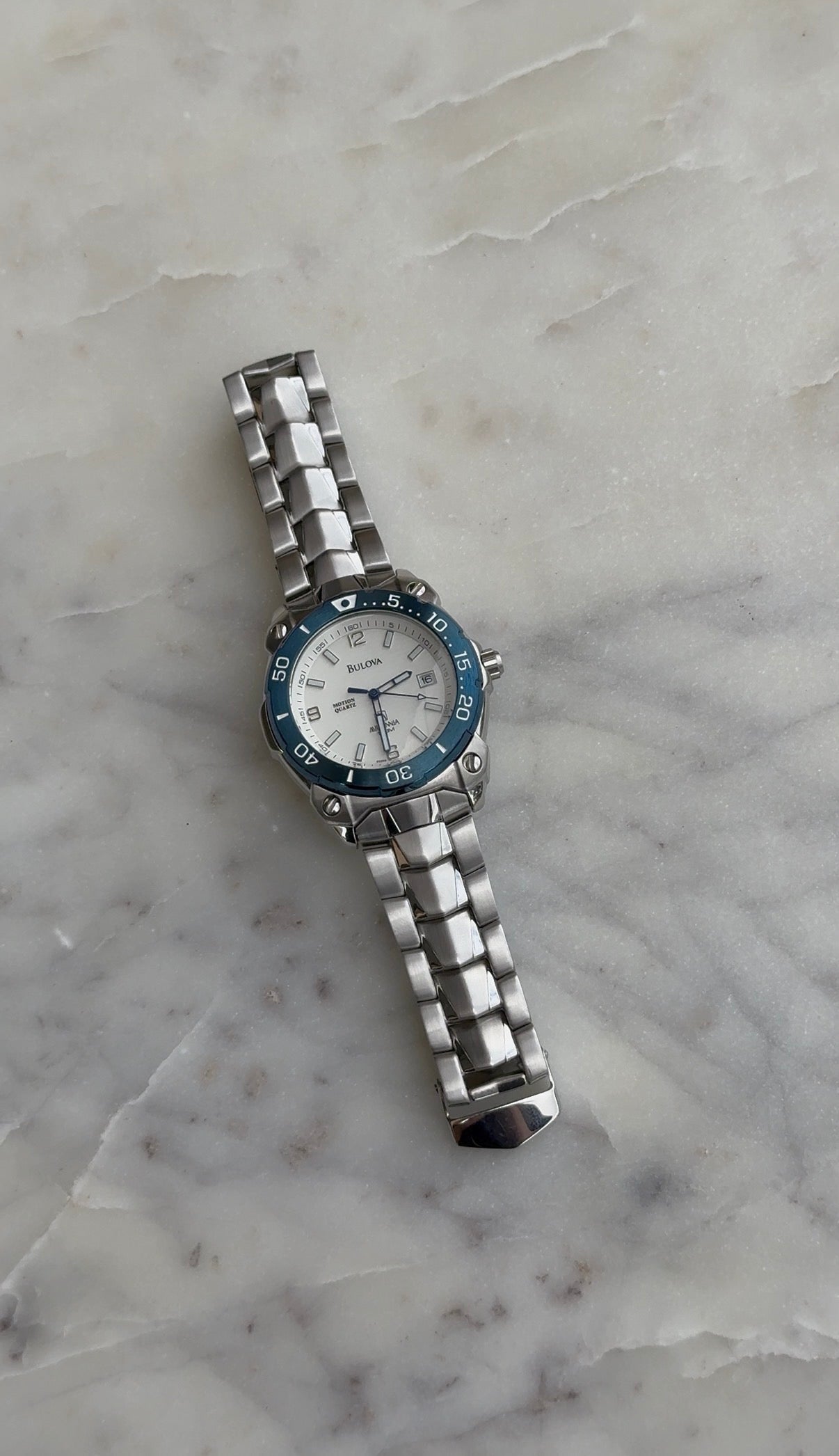 1999 Bulova Motion Quartz Millennia 100m Watch
