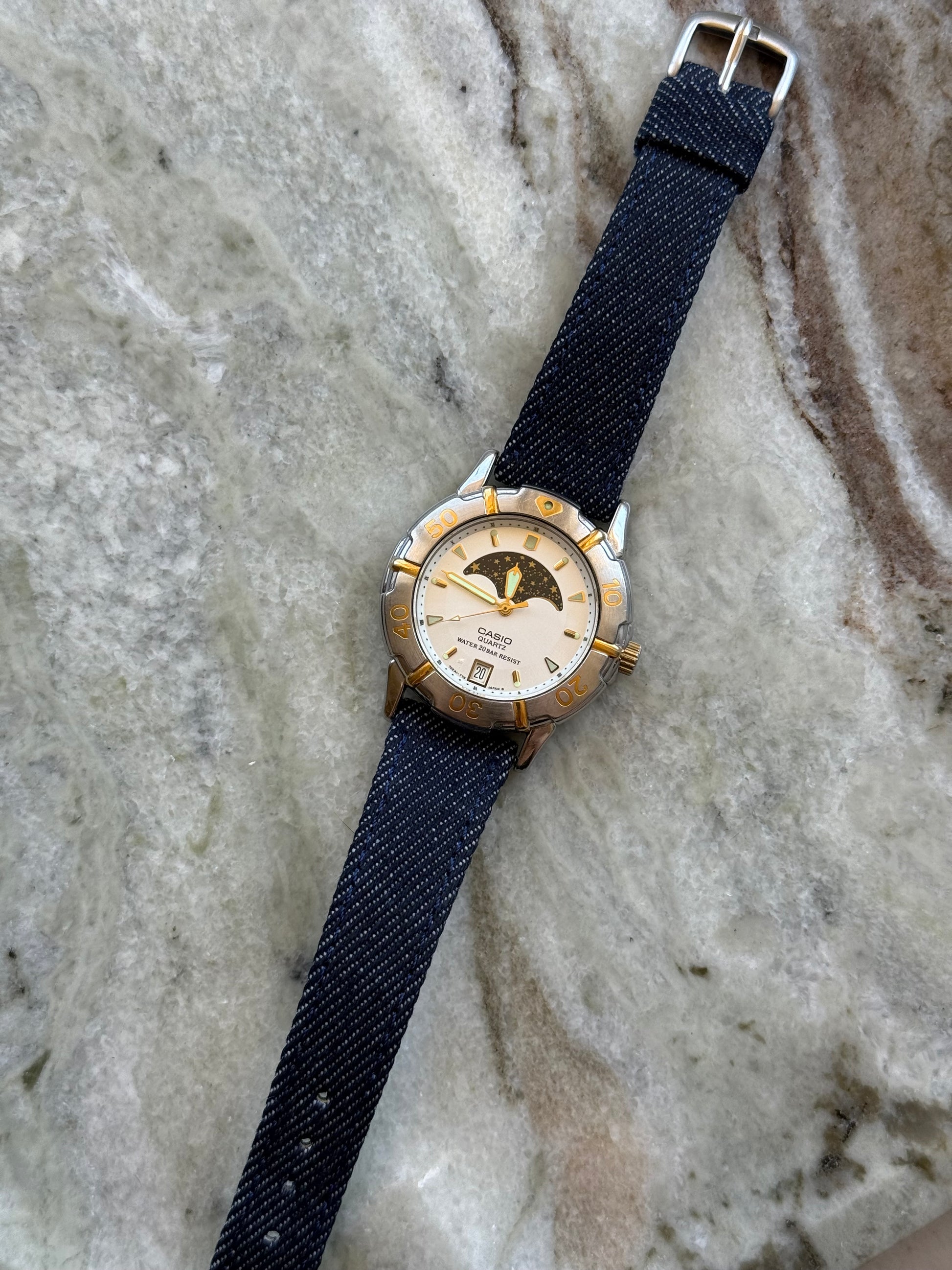 1990’s Casio Quartz Moon-phase Diver Watch