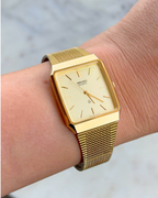 1983 Seiko Quartz "Seagull" Gold Plated Tank Watch