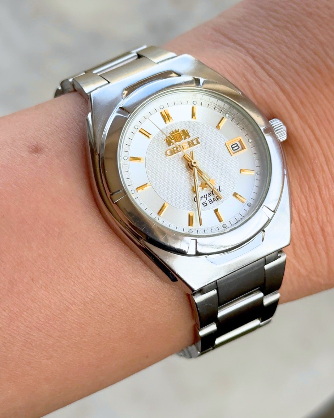 1980's Orient (JDM) Three Star Crystal Watch