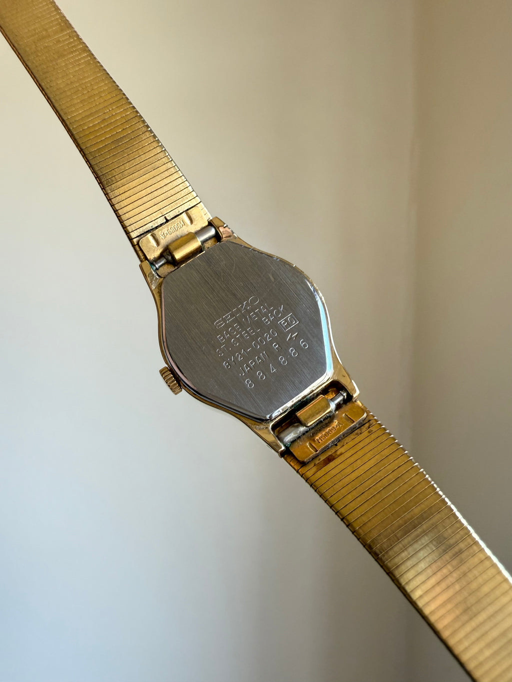 1988 Seiko Galaxy Quartz Gold Tone Watch