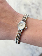1990's Gruen Quartz Chain Bracelet Watch