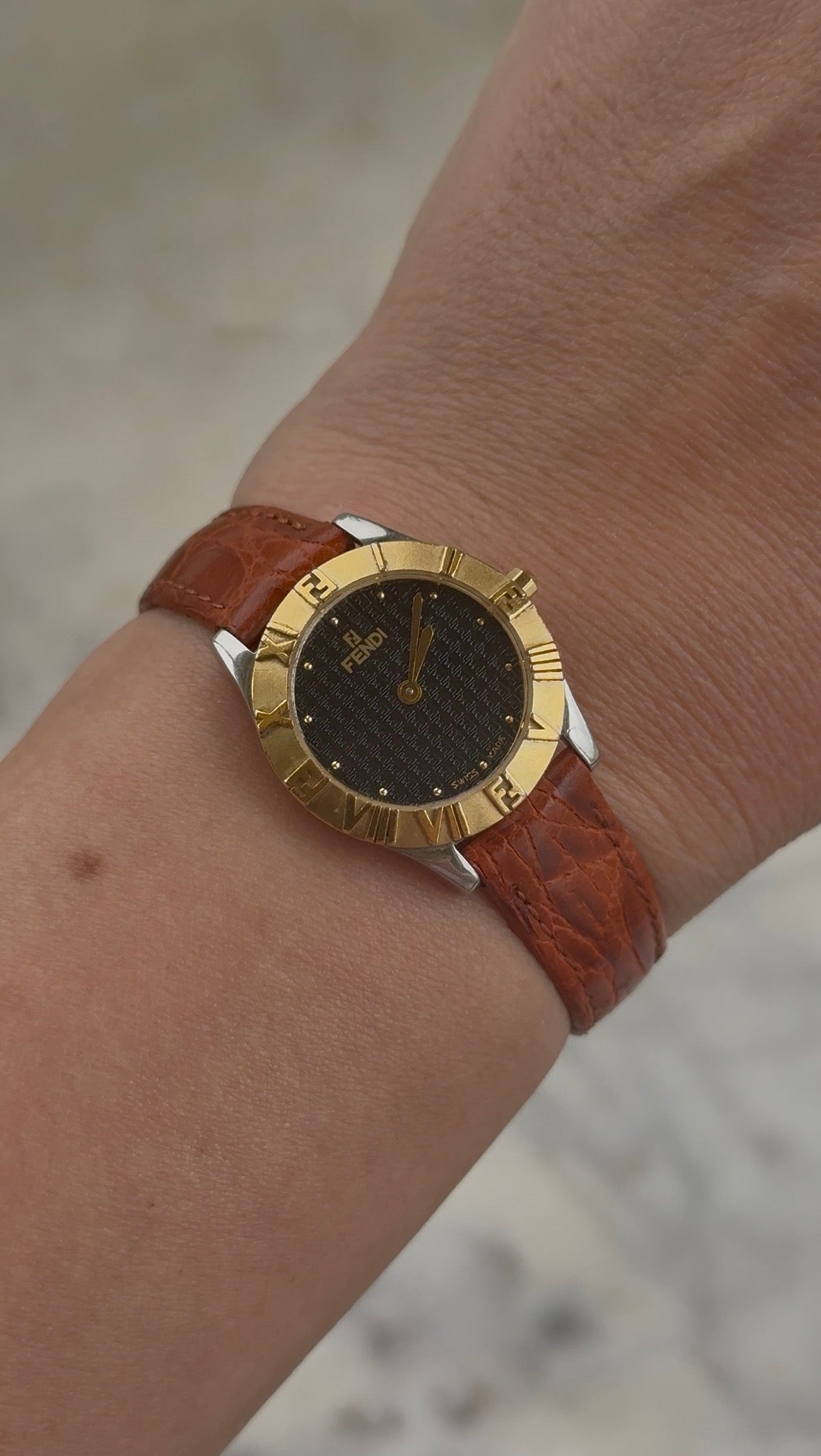 2000’s Fendi Swiss Made Two Tone Watch