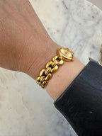 1995 Seiko Quartz Gold Tone Bracelet Watch