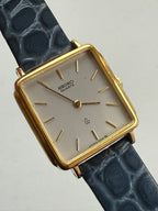1977 Seiko Quartz Gold Plated Tank Watch