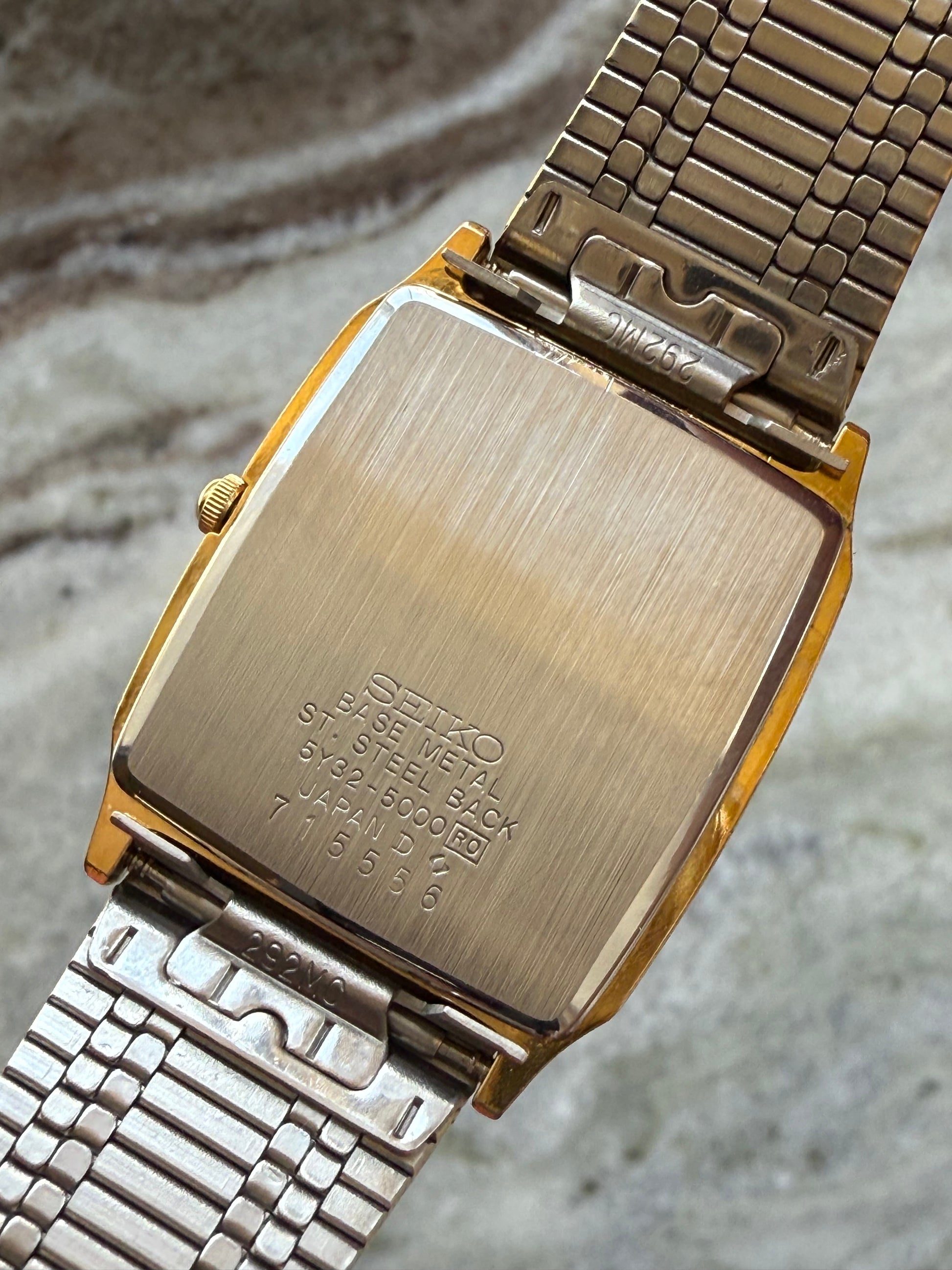 1997 Seiko Quartz Roman Numeral Date-Just Tank