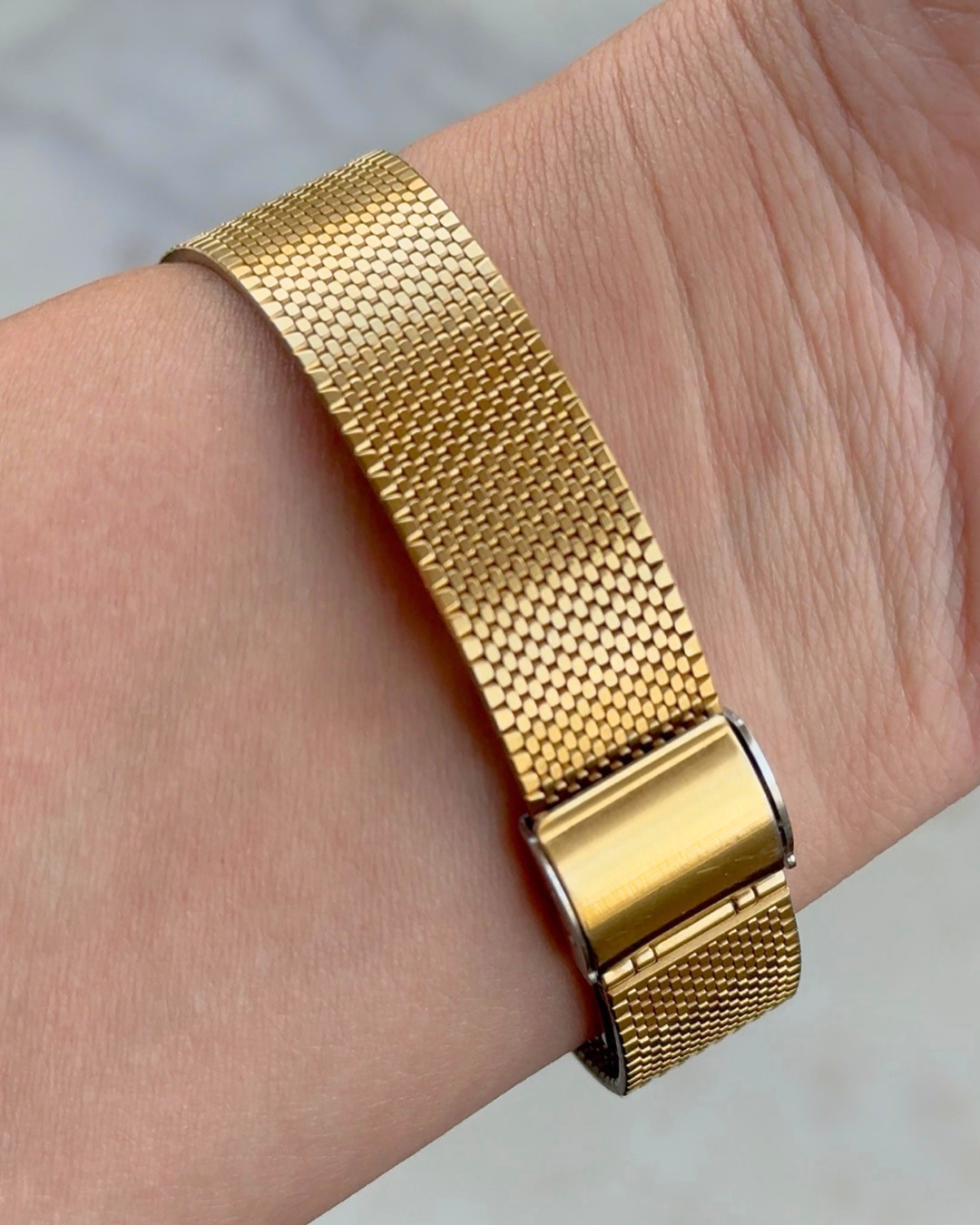 1983 Seiko Quartz "Seagull" Gold Plated Tank Watch