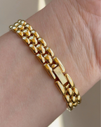 1990's Timex Gold Tone Bracelet Watch