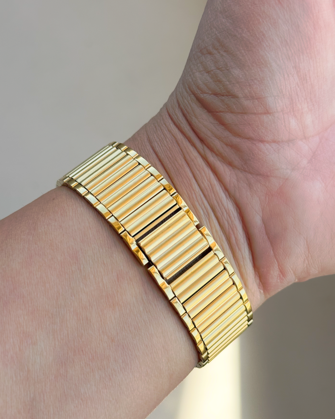 1986 Seiko Lassale Quartz Gold Tone Tank Watch
