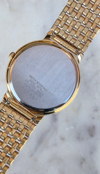 1991 Seiko Quartz Roman Bezel Watch