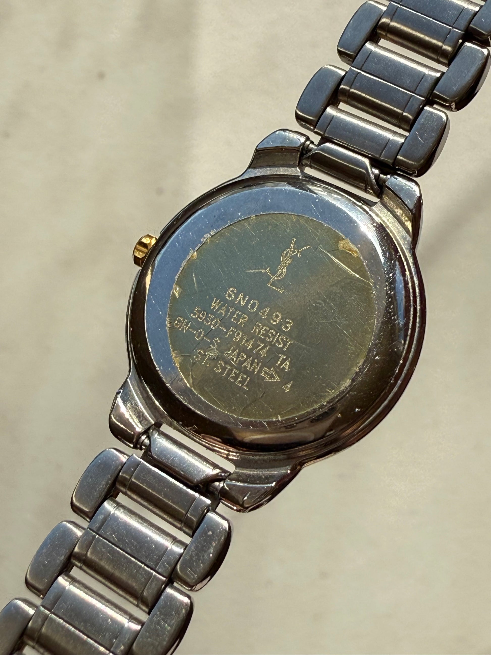 1990’s Yves Saint Laurent (YSL) Two Tone Watch
