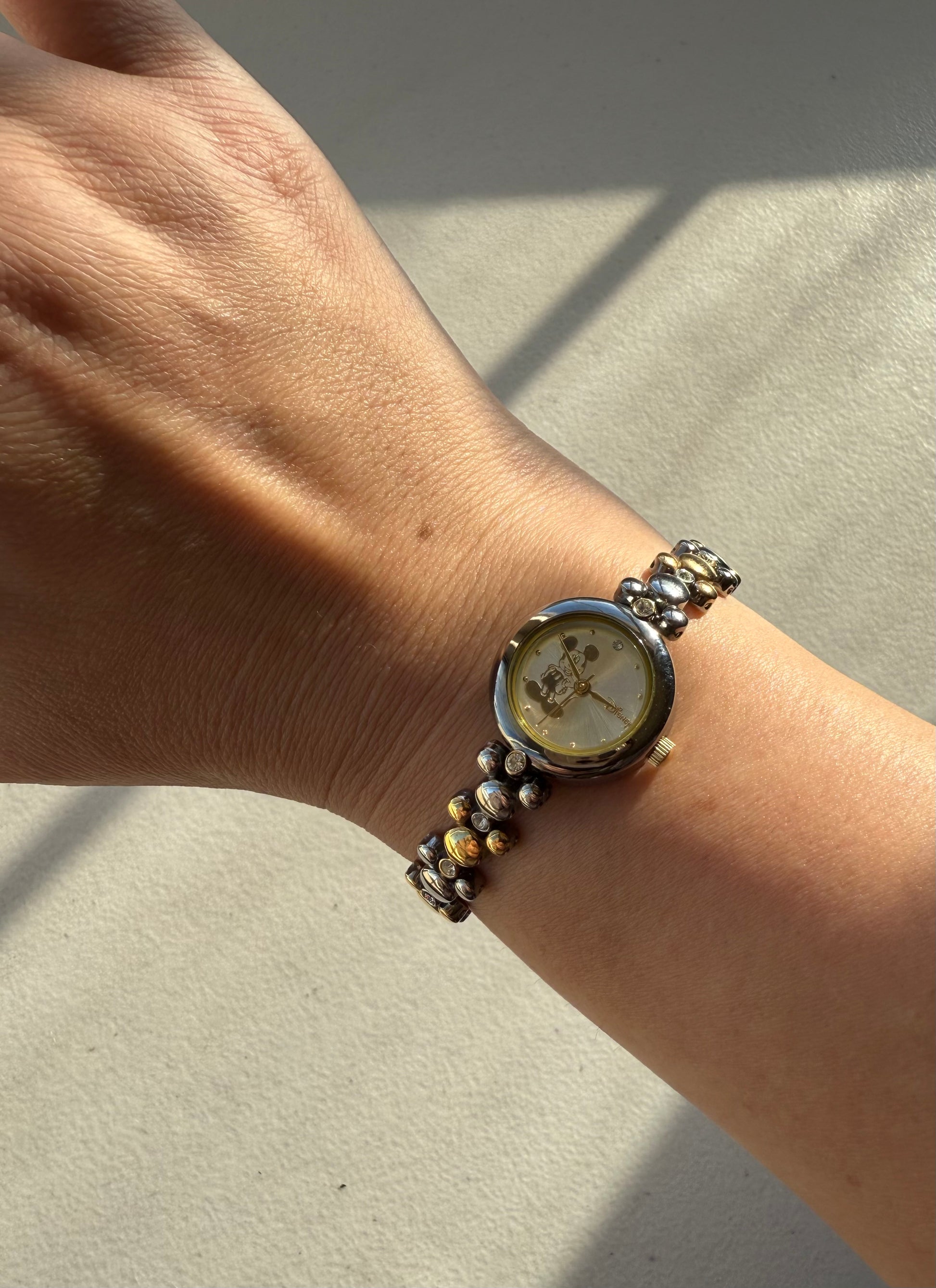 1990’s Mickey Two Tone Bracelet Watch
