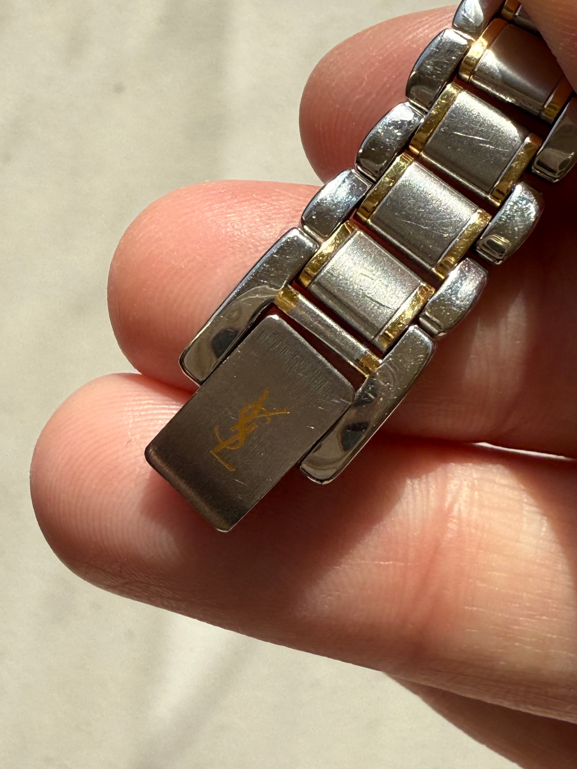 1990’s Yves Saint Laurent (YSL) Two Tone Watch