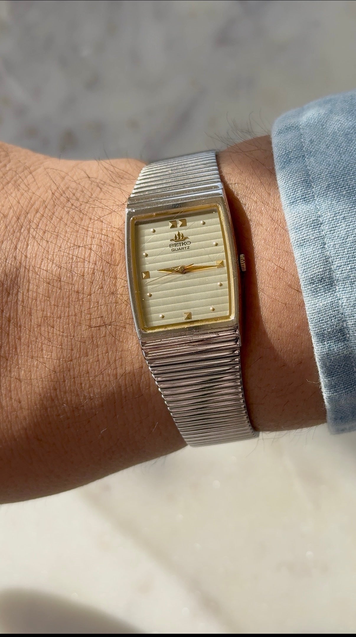 1988 Seiko Galaxy Quartz Tank Watch