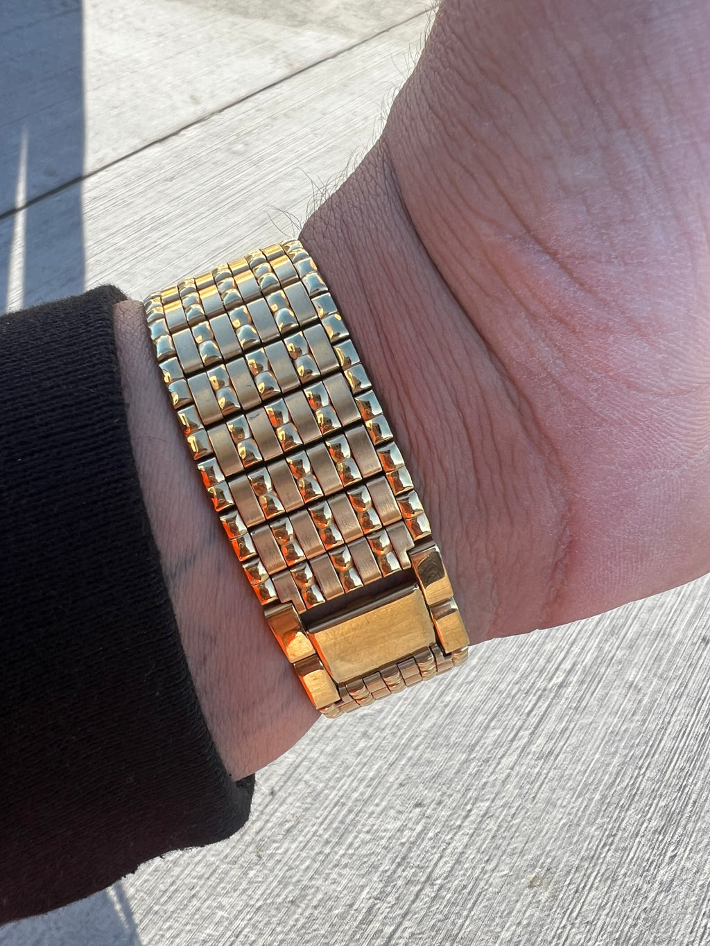 1988 Seiko Quartz Gold Tone Tank Watch