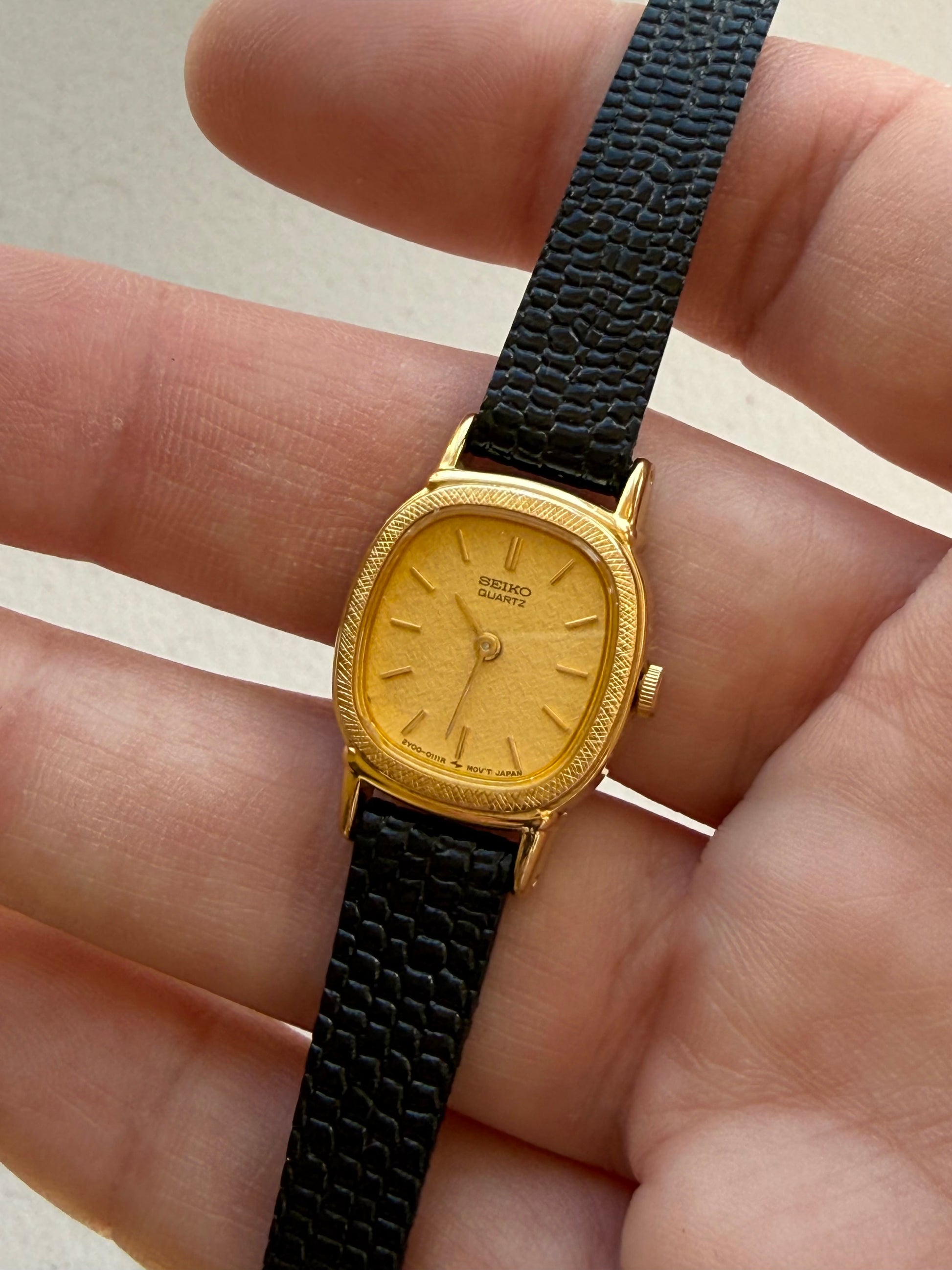 1987 Seiko Quartz Tonneau Watch
