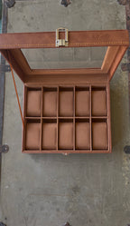 Premium 10-Slot Leatherette Watch Box