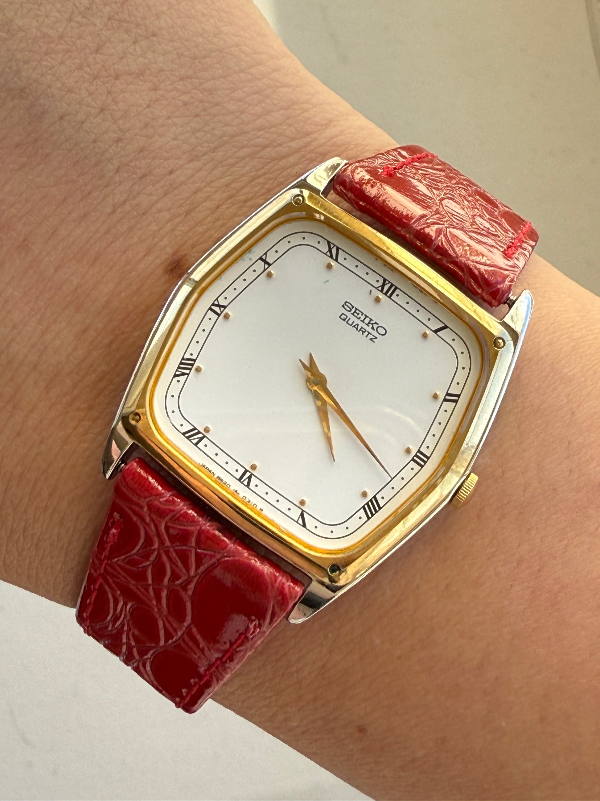 1982 Seiko Quartz Hexagon Tank Watch