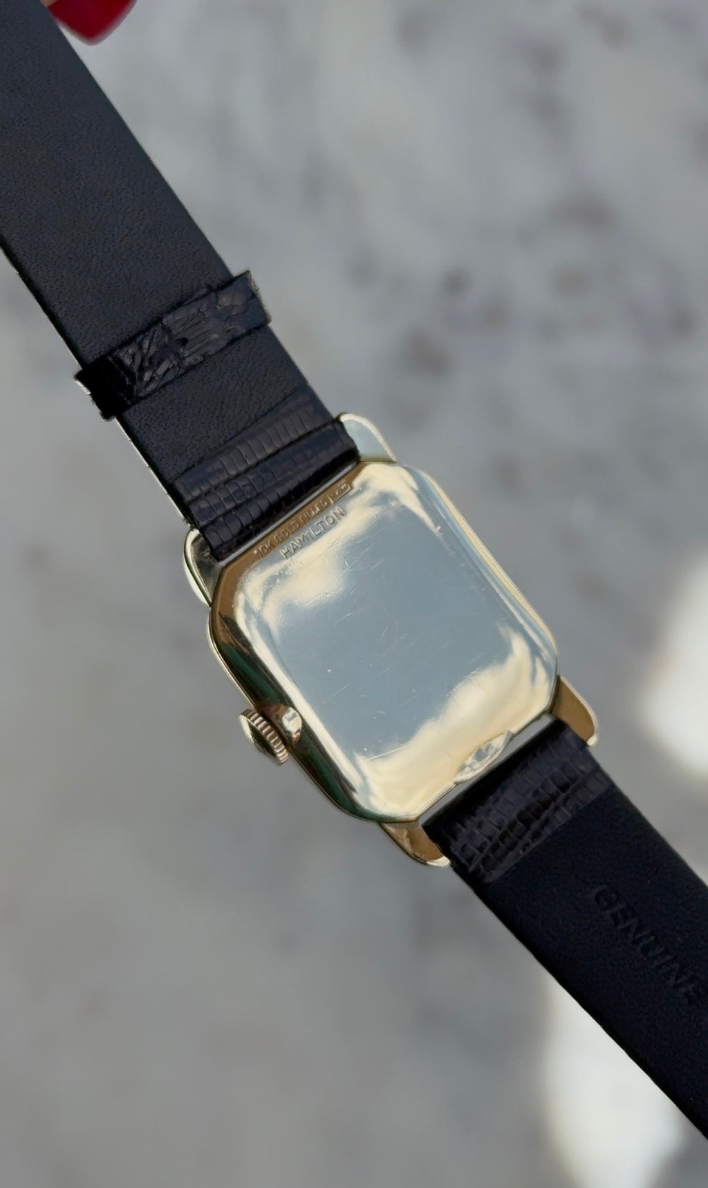 1950’s Hamilton “Carlton” Mechanical 10k GF Tank Watch
