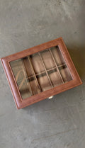 Premium 10-Slot Leatherette Watch Box