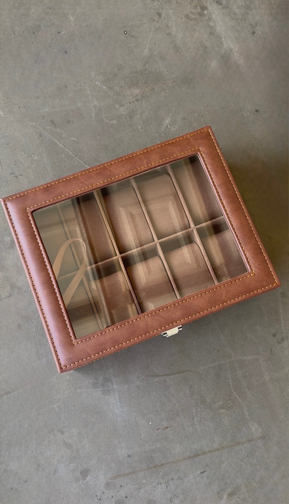 Premium 10-Slot Leatherette Watch Box