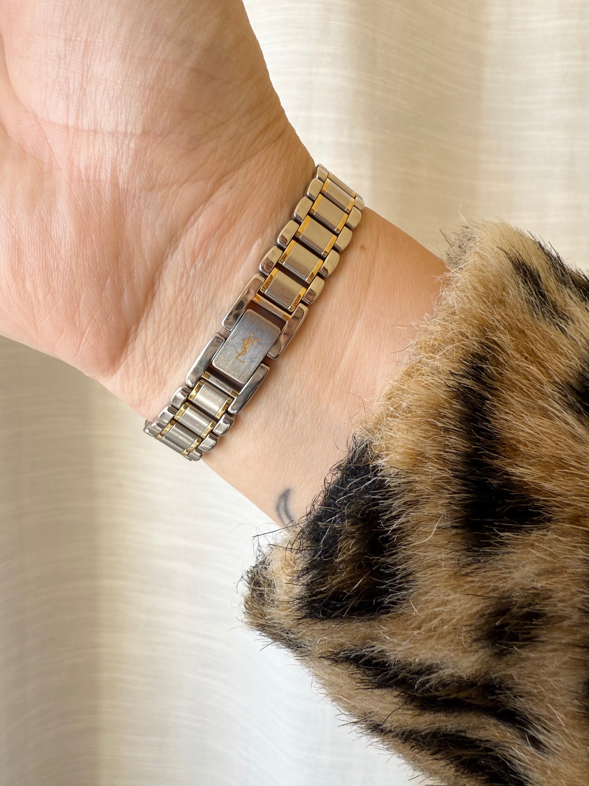 1990’s Yves Saint Laurent (YSL) Two Tone Watch