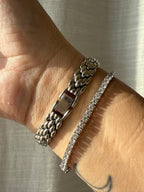 1990’s Westclox Quartz Dragon Scale Bracelet Watch