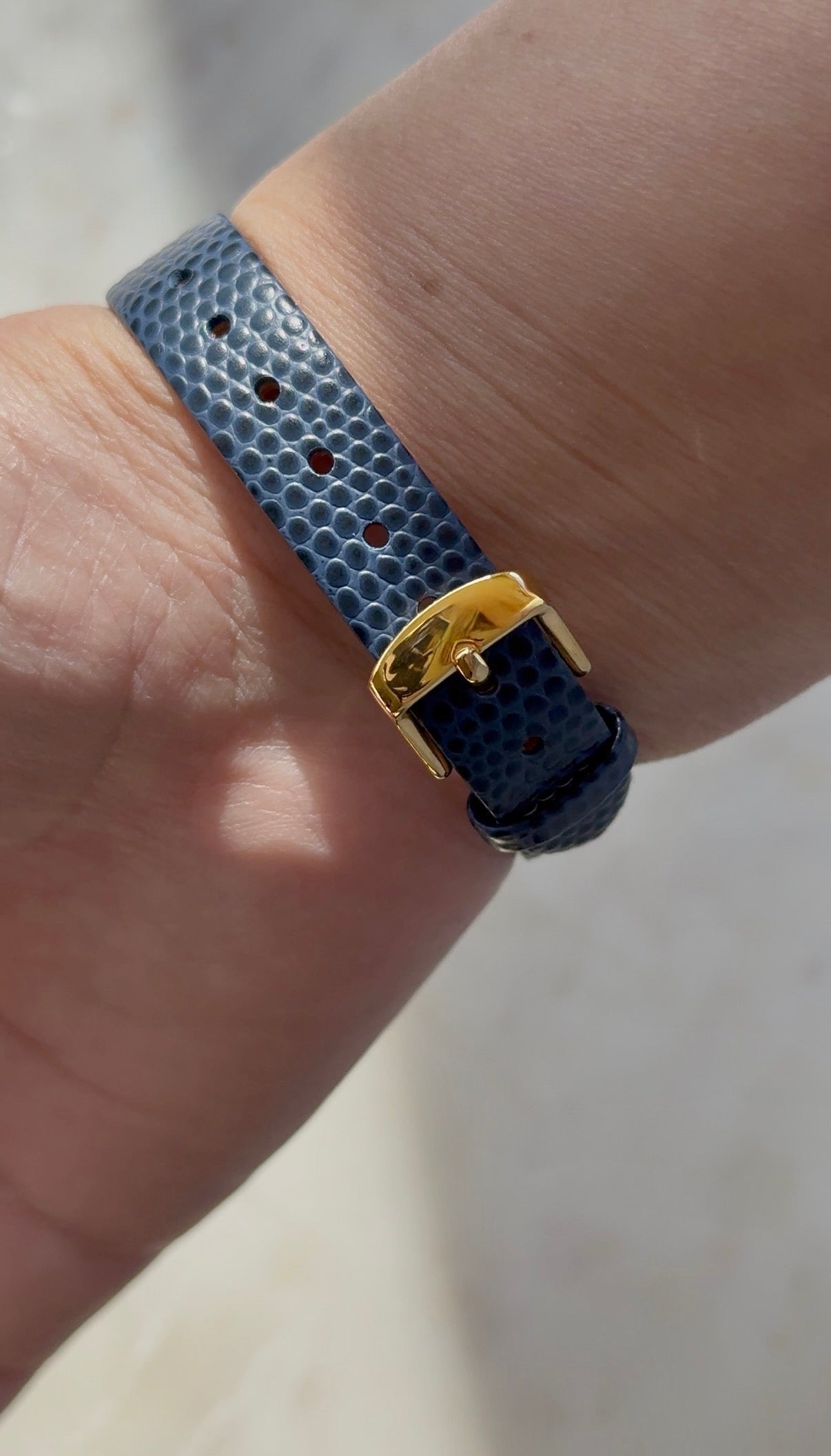 1980 Seiko Quartz Gold Tone Tank Watch